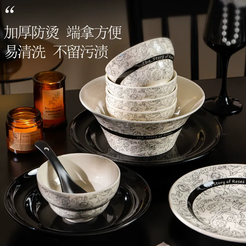 Vajilla de porcelana tableware view 3