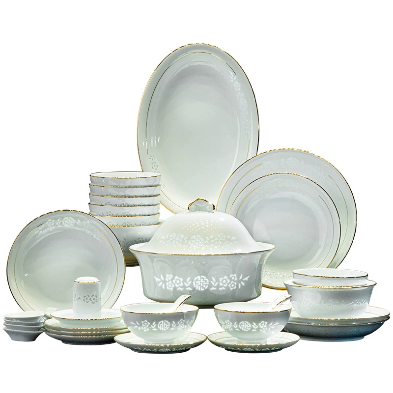Porcelain Dinnerware Set tableware view 5