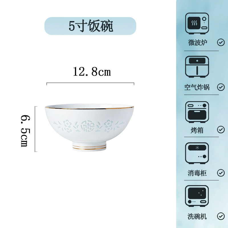 Porcelain Dinnerware Set tableware view 6