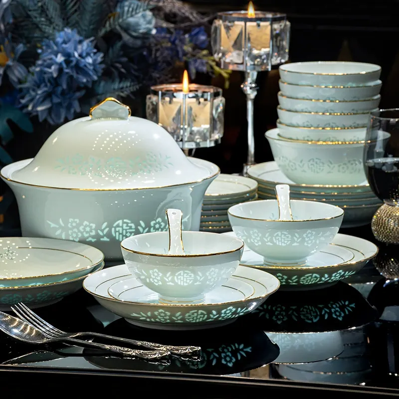 Porcelain Dinnerware Set tableware view 2