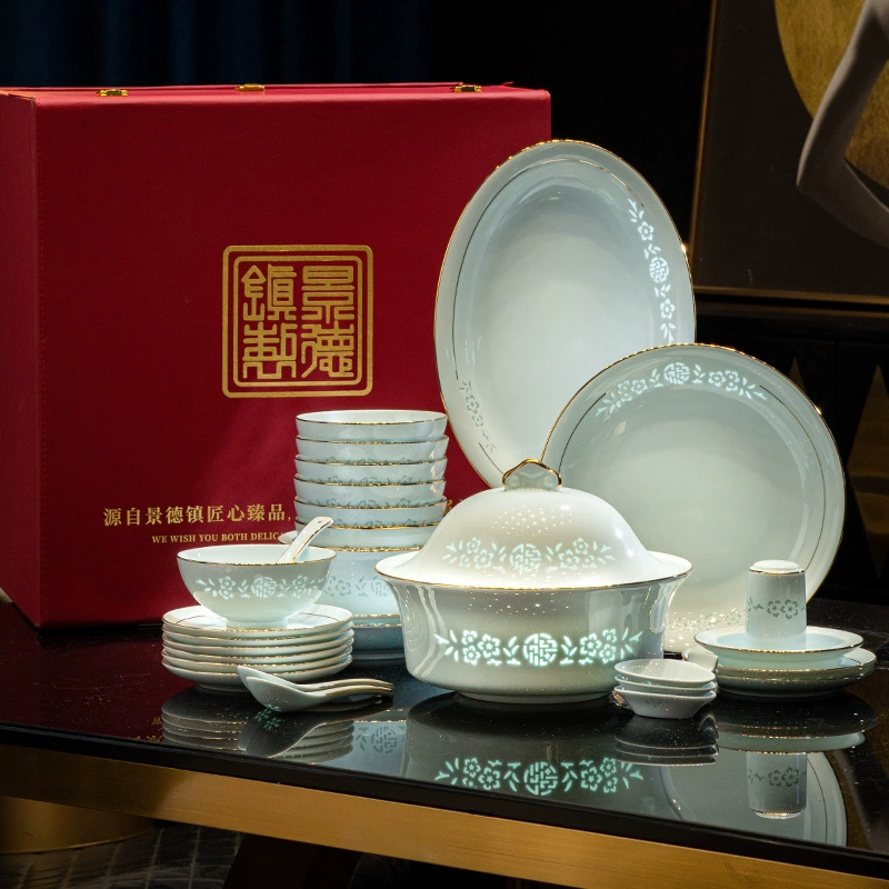 Porcelain Dinnerware Set tableware view 3