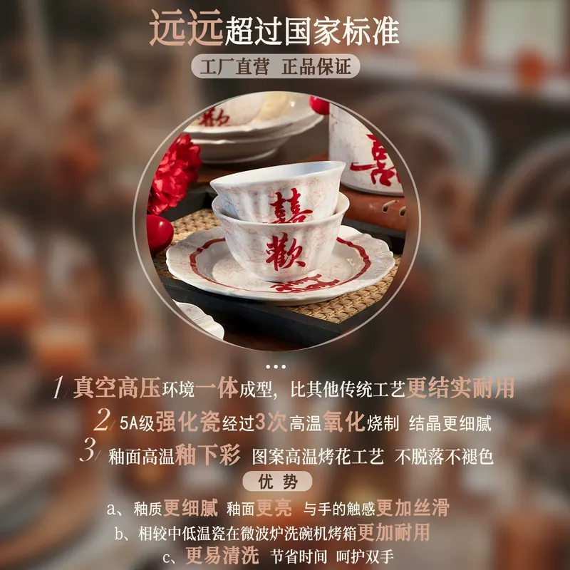 Porcelain Dinnerware Set tableware view 4