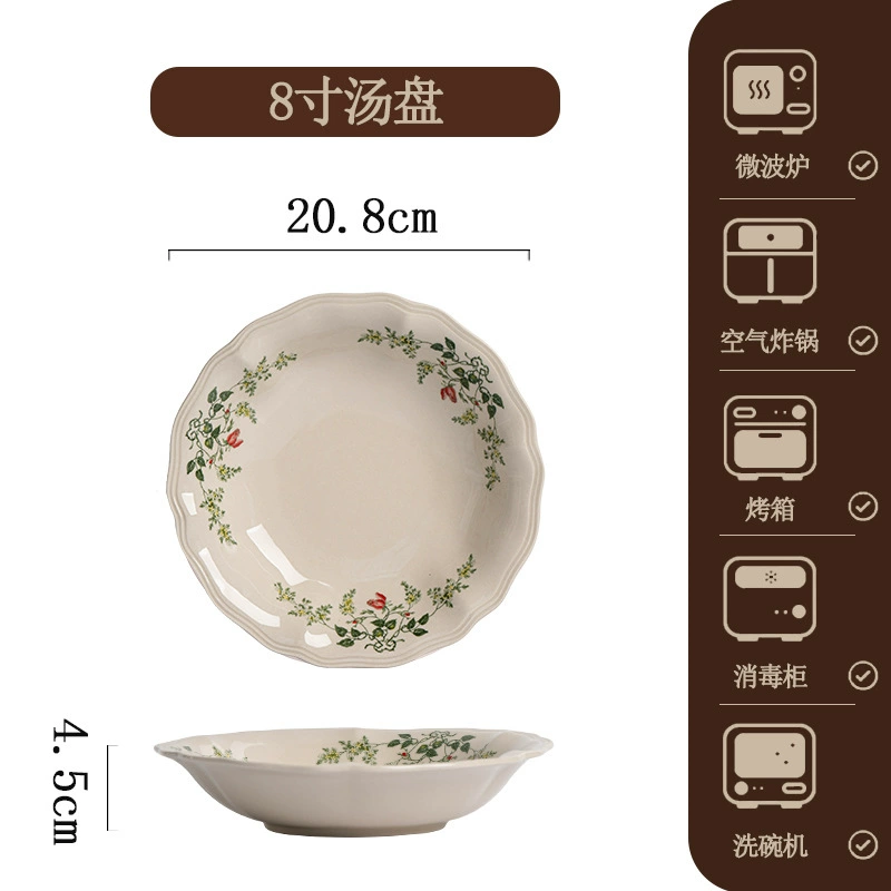 Porcelain Dinnerware Set tableware view 9