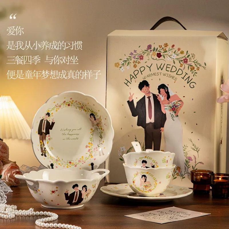 Porcelain Dinnerware Set tableware view 2