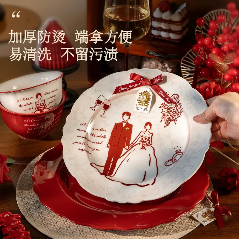 Porcelain Dinnerware Set tableware view 2