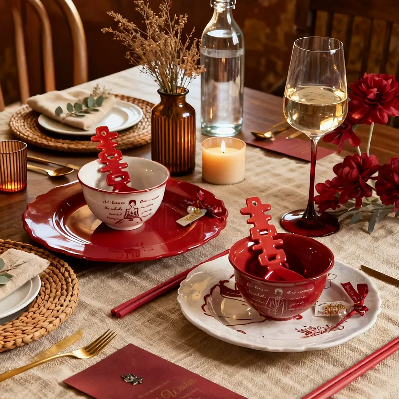 Porcelain Dinnerware Set tableware view 4