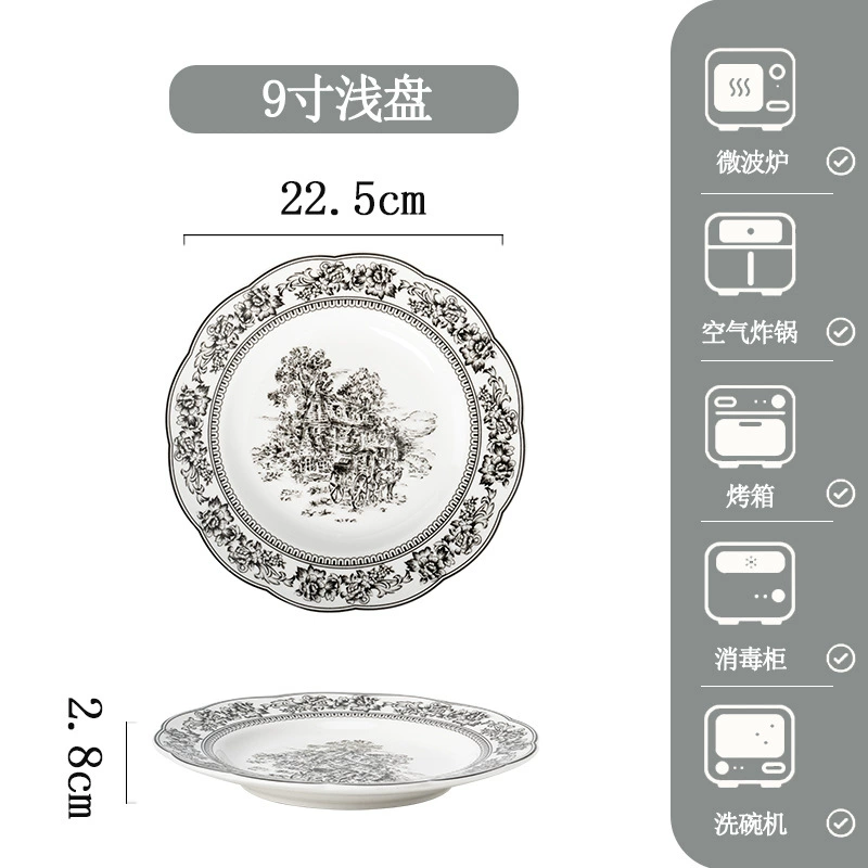 Porcelain Dinnerware Set tableware view 11