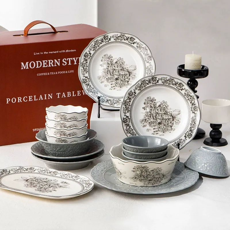 Porcelain Dinnerware Set