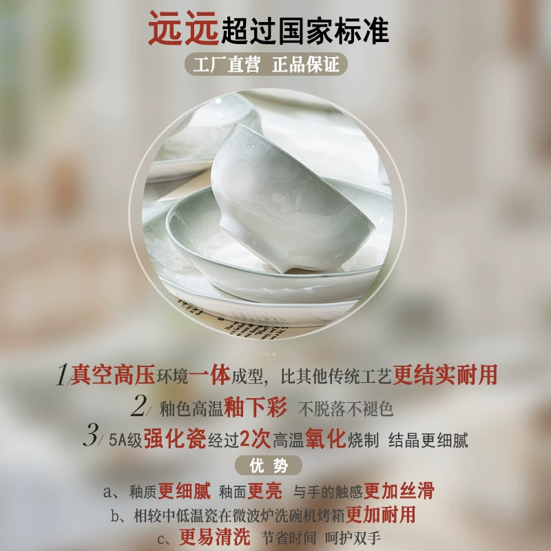 Porcelain Dinnerware Set tableware view 4