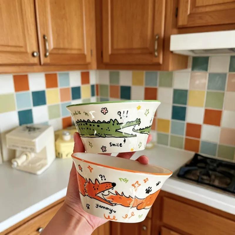도자기 밥그릇 tableware view 3