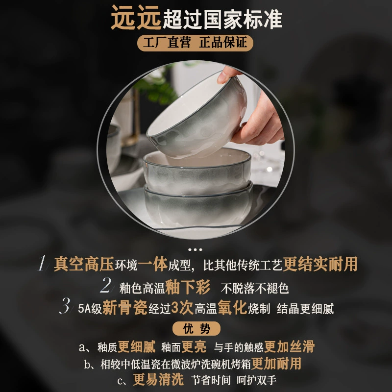 Porcelain Dinnerware Set tableware view 4