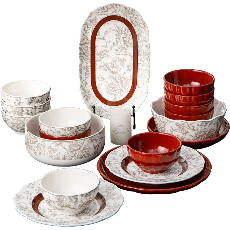 Porcelain Dinnerware Set tableware view 5