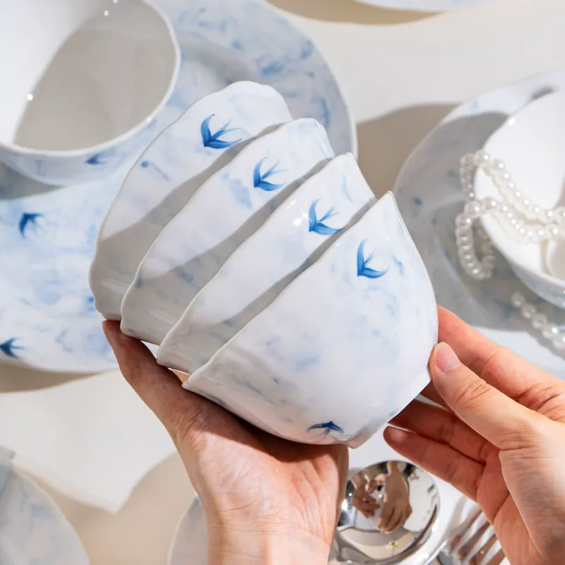 طقم أطباق بورسلين tableware view 2