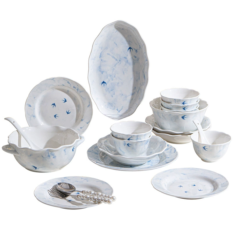 طقم أطباق بورسلين tableware view 5