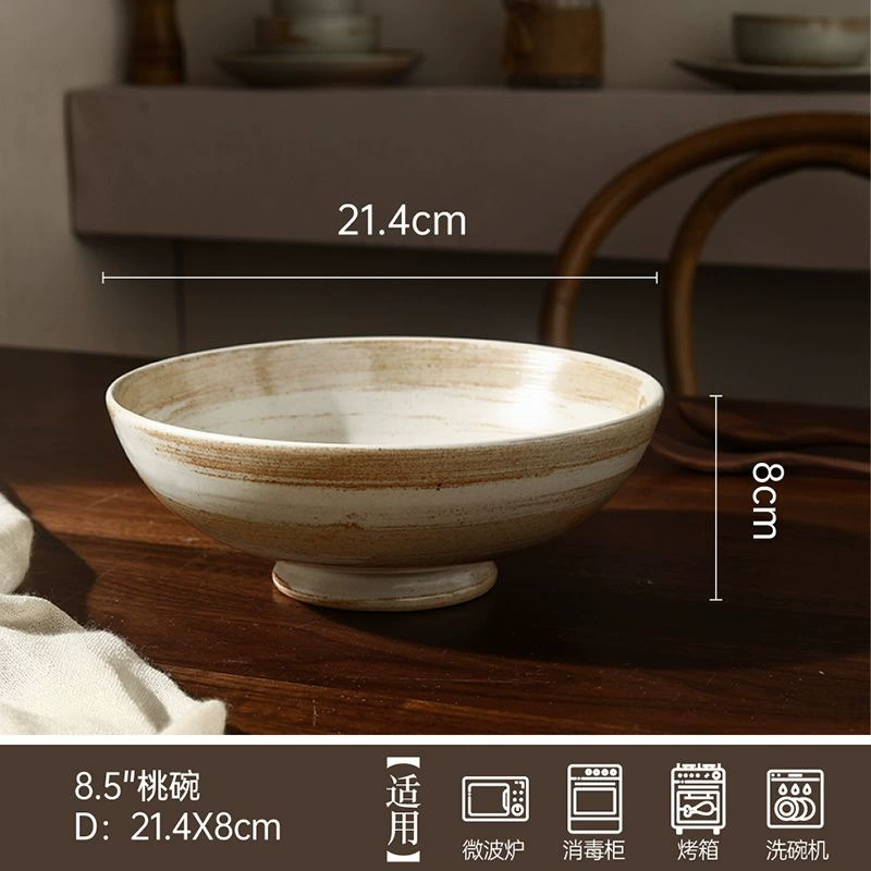 وعاء نودلز من الحجر الخزفي بضربة فرشاة tableware view 8