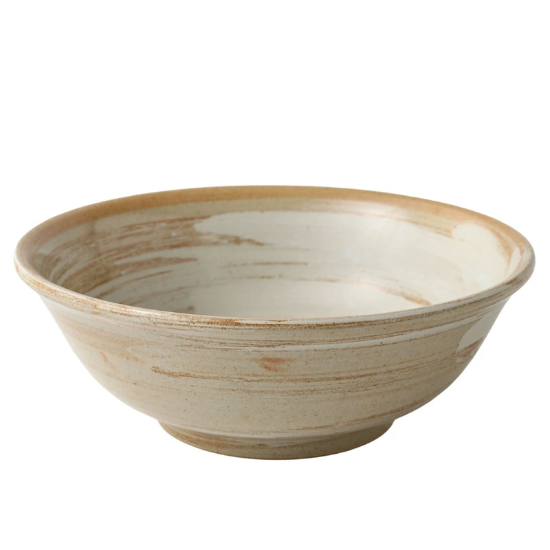 Stoneware Noodle Bowl with Wood Grain tableware view 5