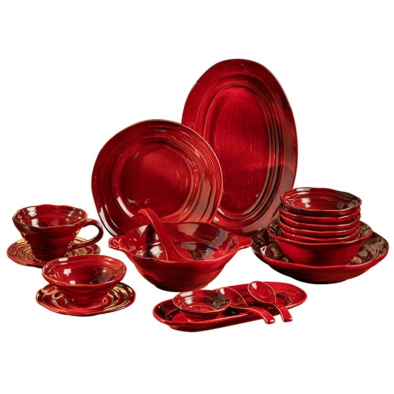 Porcelain Dinnerware Set tableware view 5