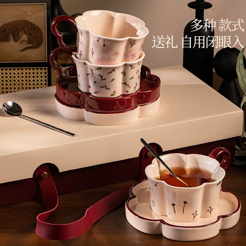 도자기 머그 & 소서 세트 tableware view 3
