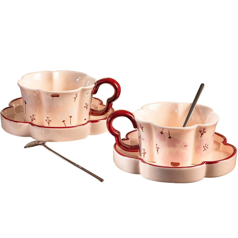 도자기 머그 & 소서 세트 tableware view 5
