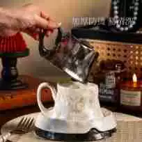 Набор чашки и блюдца из фарфора tableware view 3