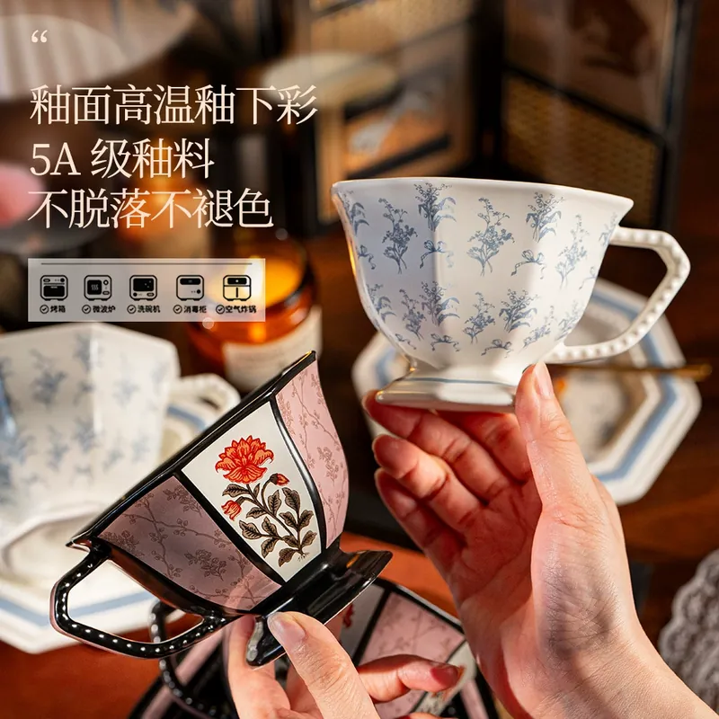 도자기 머그 & 소서 세트 tableware view 3