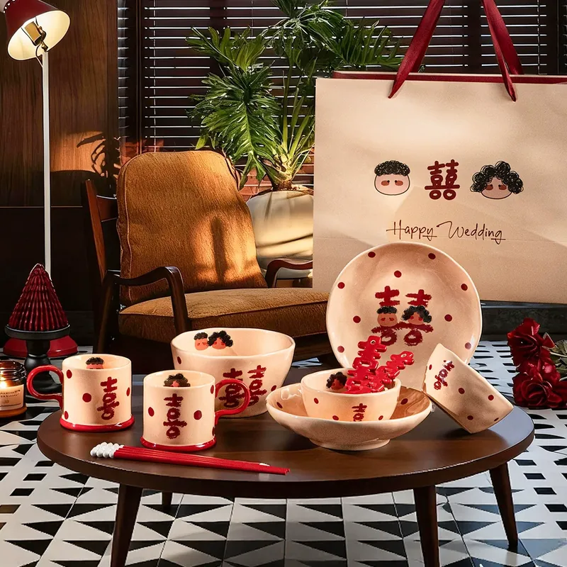 Porcelain Dinnerware Set tableware view 3