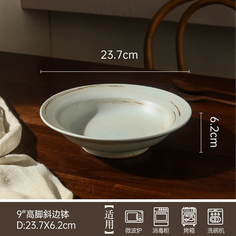 Assiette creuse en porcelaine tableware view 9