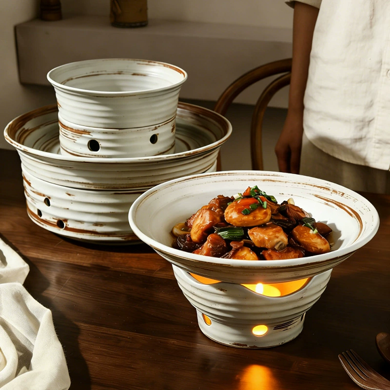 طبق تسخين من الحجر الخزفي tableware view 2