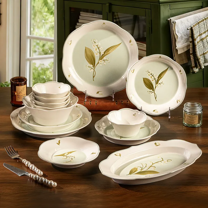 Porcelain Dinnerware Set tableware view 4