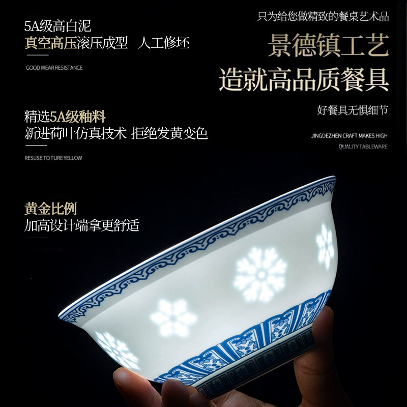 Porcelain Dinnerware Set tableware view 3