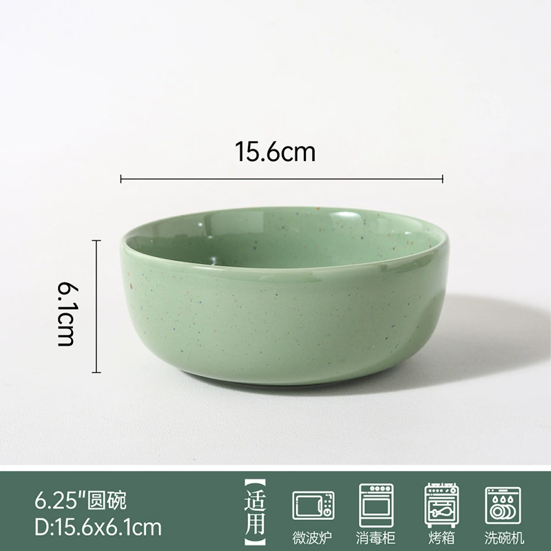 Porcelain Dinnerware Set with Splatter Glaze tableware view 11
