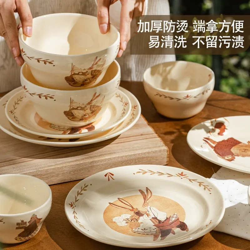 Porcelain Dinnerware Set tableware view 2