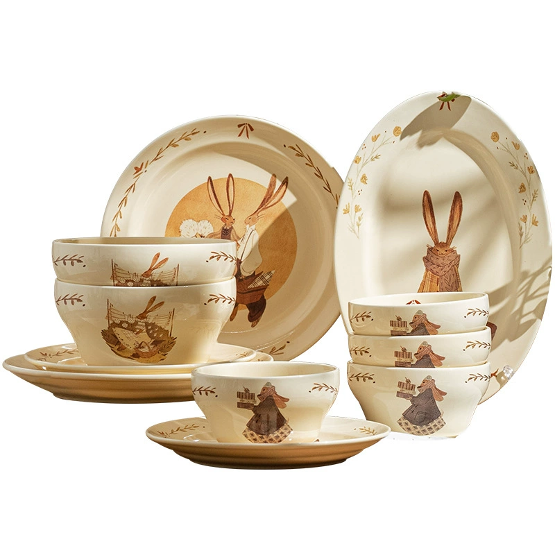 Porcelain Dinnerware Set tableware view 5