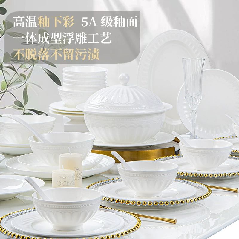 Bone China Dinnerware Set tableware view 3