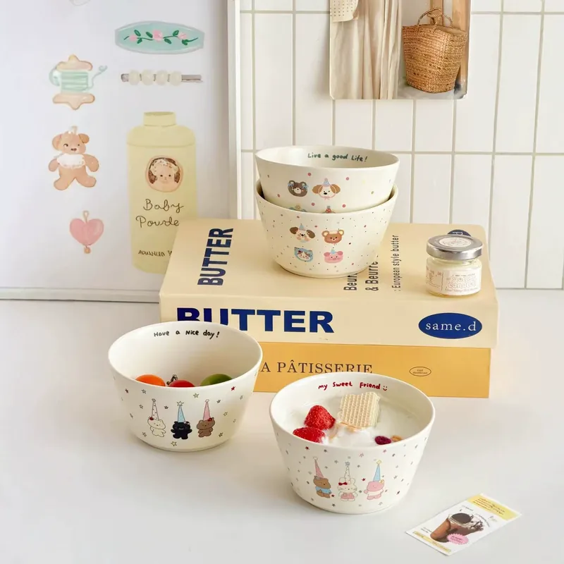 Porcelain Rice Bowl tableware view 2