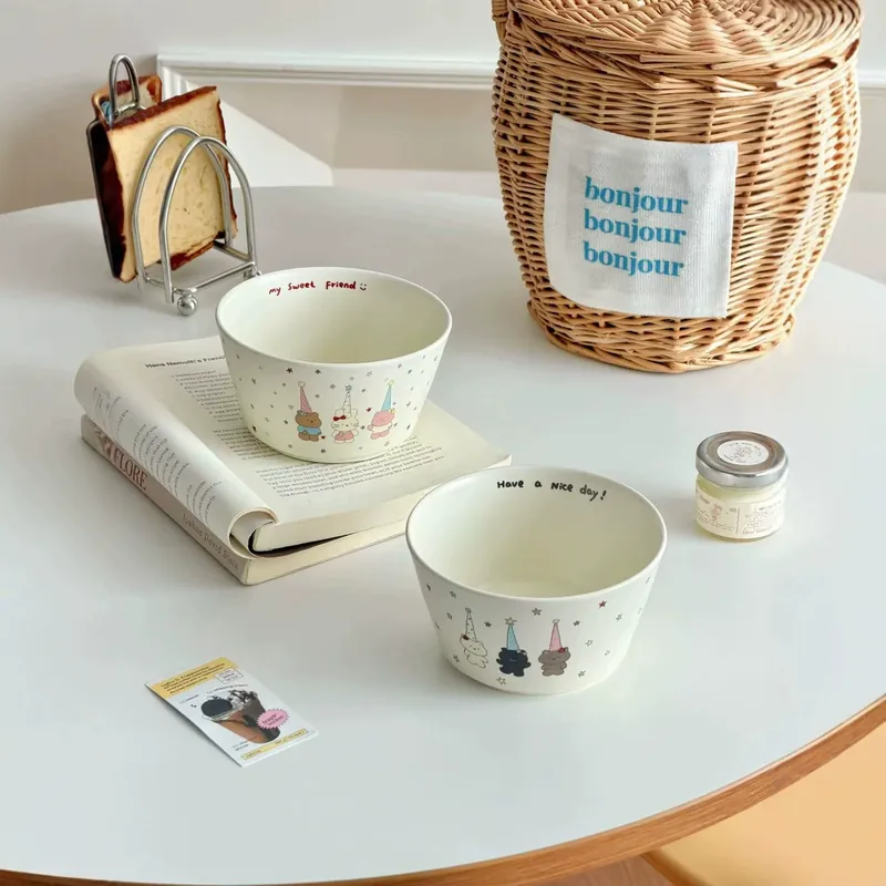 Porcelain Rice Bowl tableware view 3