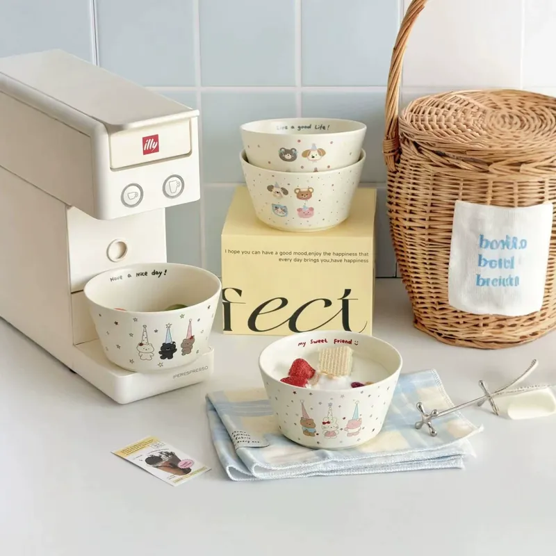 Porcelain Rice Bowl tableware view 4