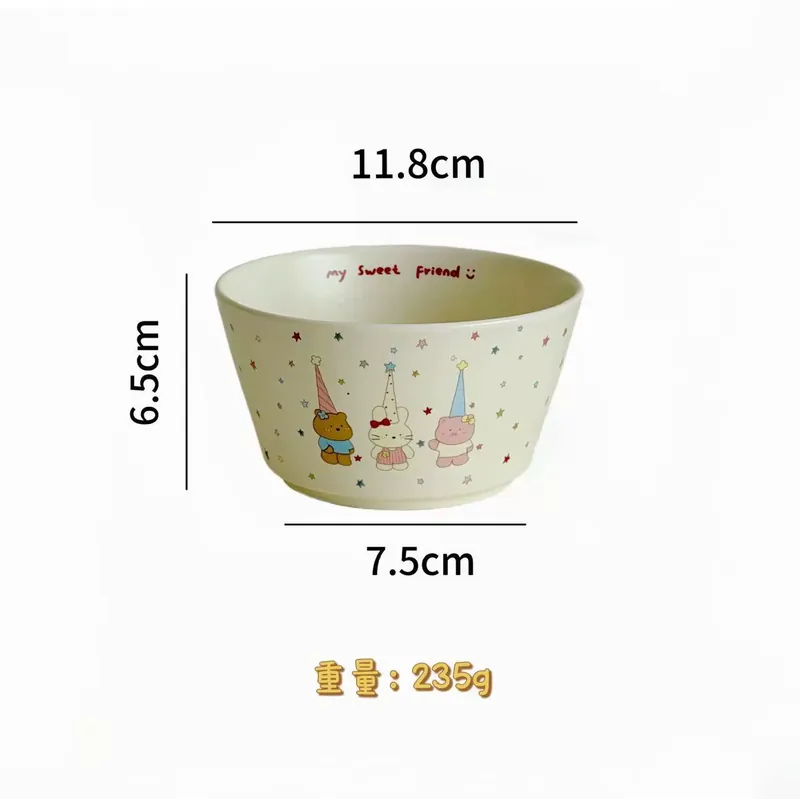 Porcelain Rice Bowl tableware view 5