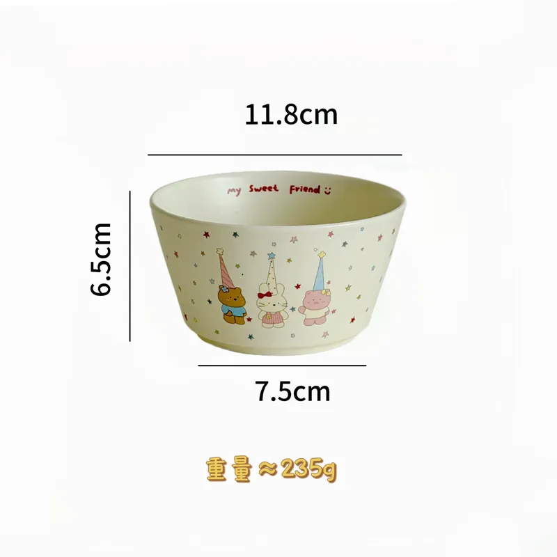 Porcelain Rice Bowl tableware view 6