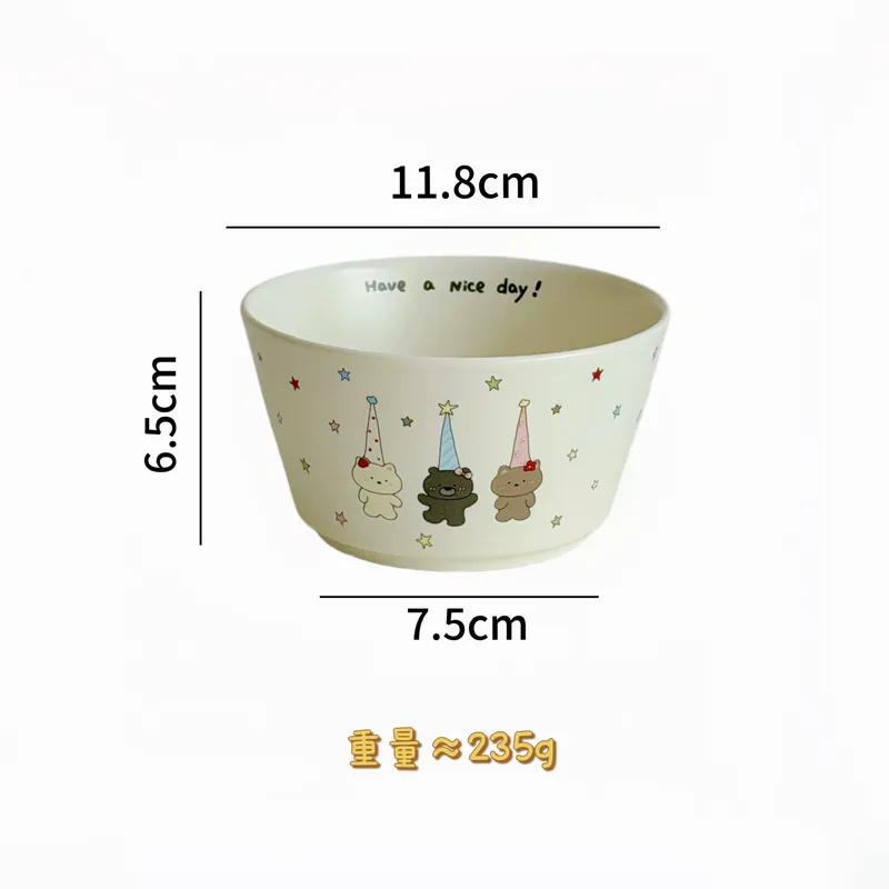 Porcelain Rice Bowl tableware view 7