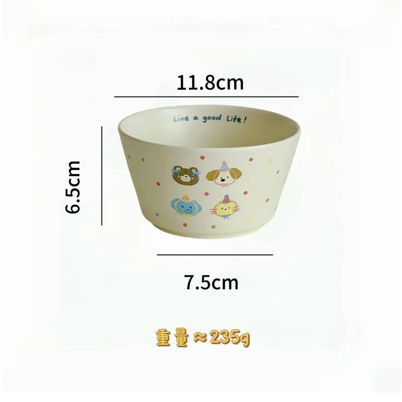 Porcelain Rice Bowl tableware view 8