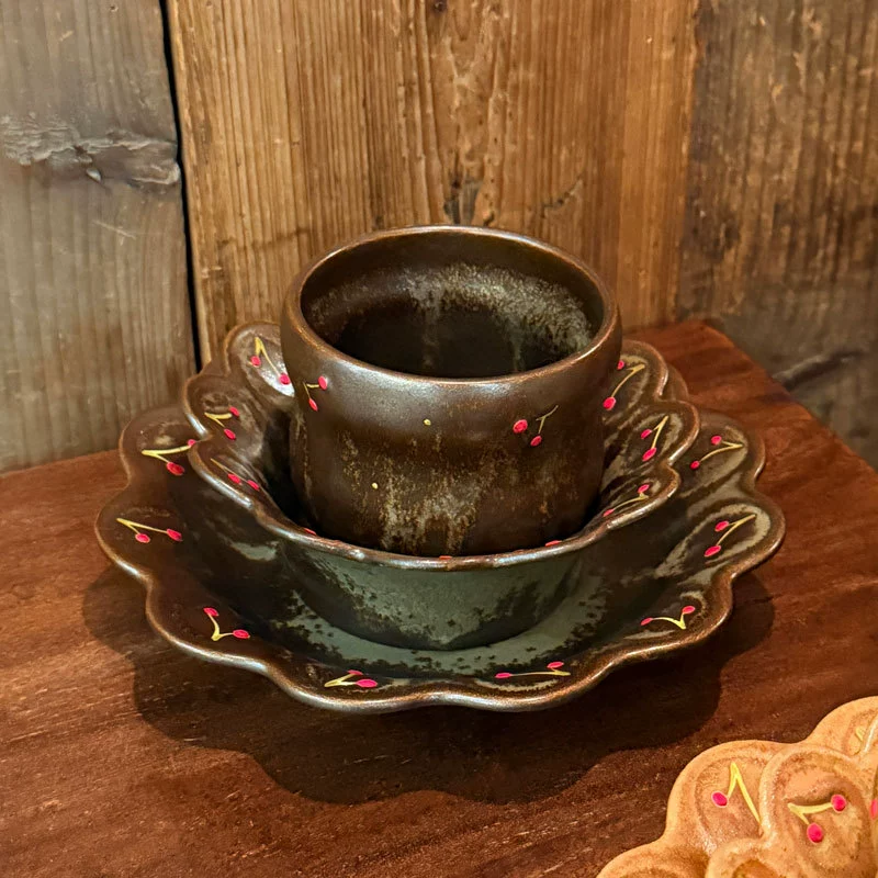Kiln-Changed Ceramic Dinnerware Set