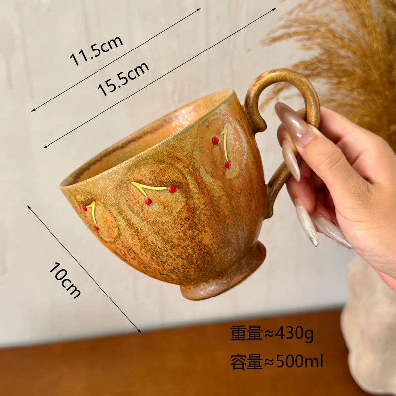 طقم أدوات مائدة سيراميك بتأثير الفرن tableware view 9