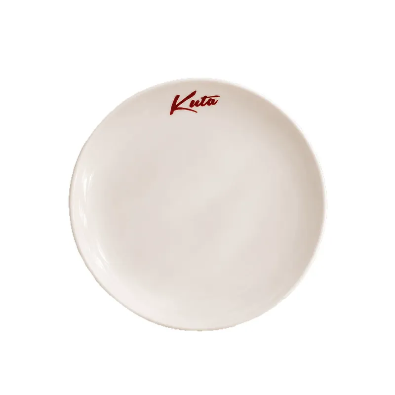 Assiette en porcelaine avec logo personnalisé tableware view 5