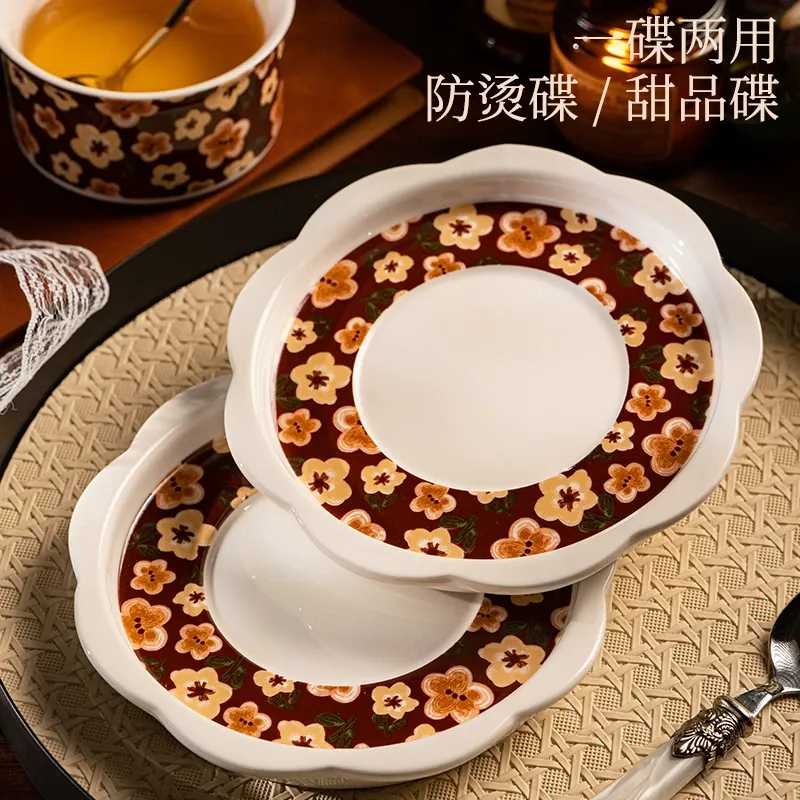 도자기 머그 & 소서 세트 tableware view 2