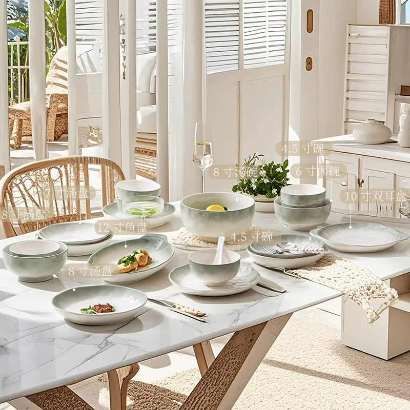 Porcelain Dinnerware Set tableware view 2