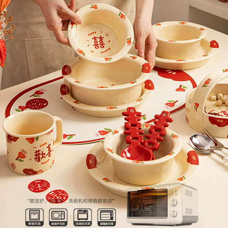 Service de vaisselle en porcelaine tableware view 2
