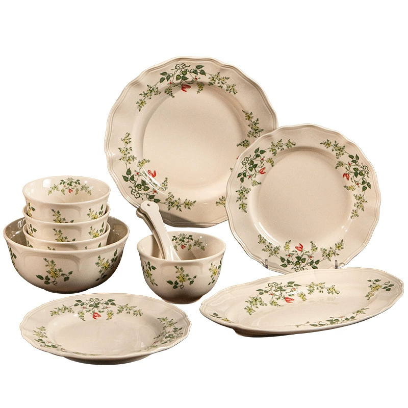 Porcelain Dinnerware Set tableware view 5