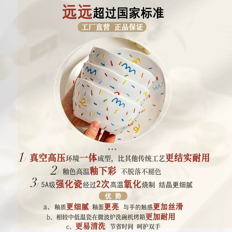 Porcelain Dinnerware Set tableware view 4