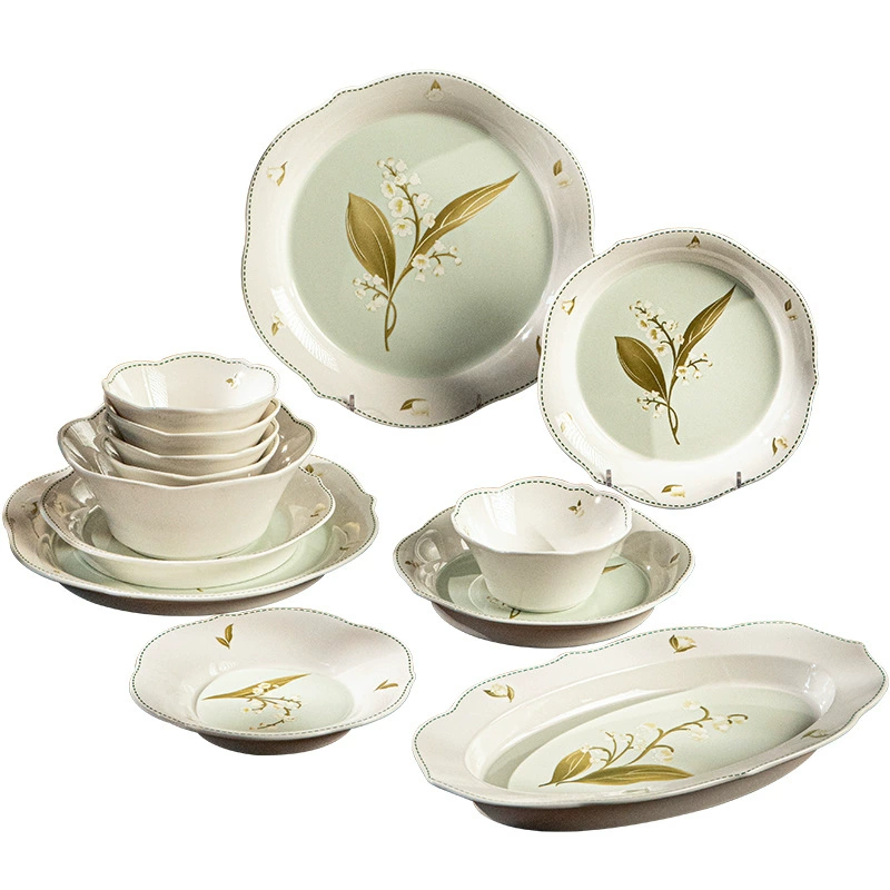 Porcelain Dinnerware Set tableware view 5